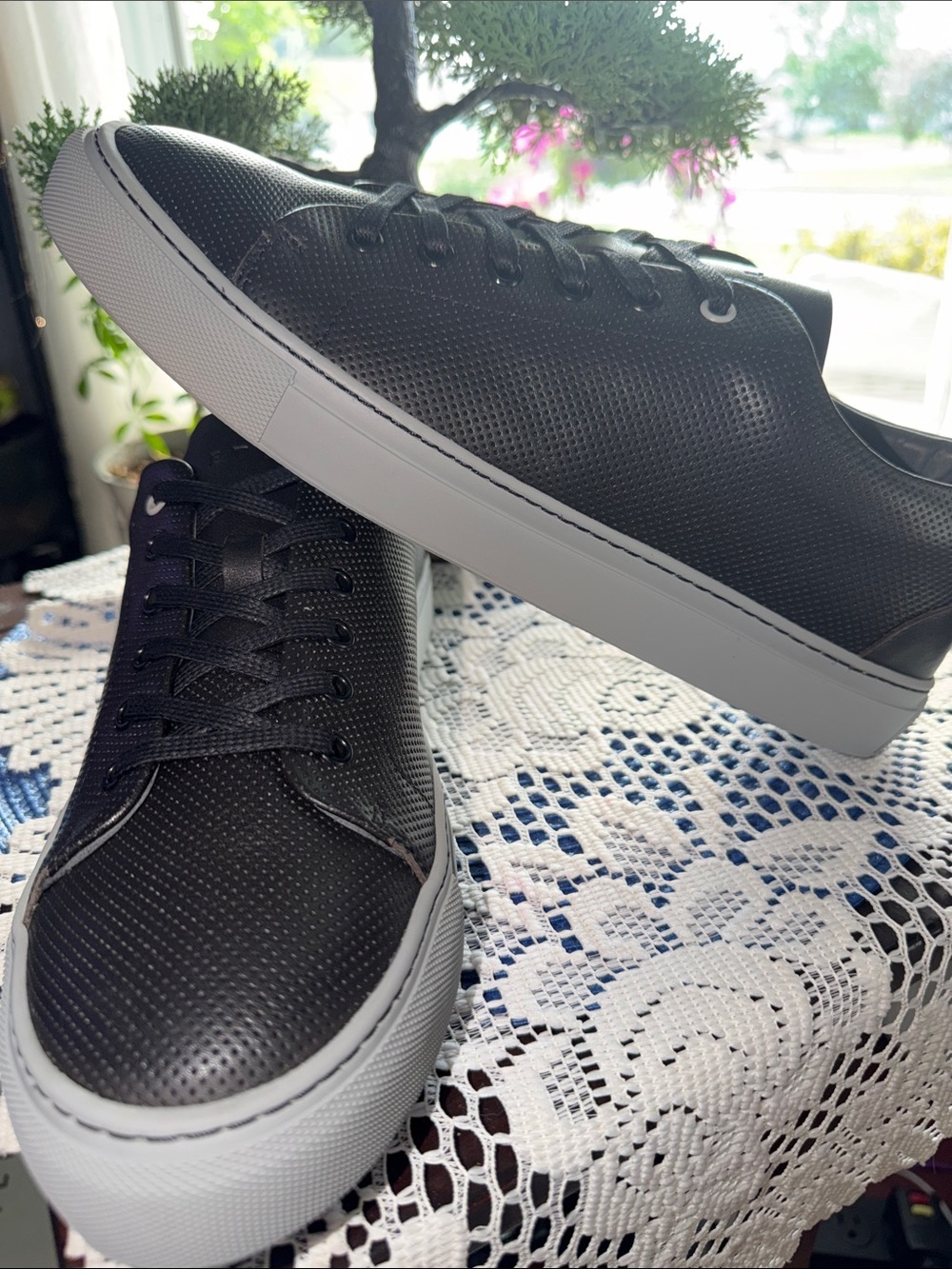 AETHER Genesis Leather Sneakers Men's US 10.5 EU 43 NWT Box Dust Bag - Picture 2 of 11